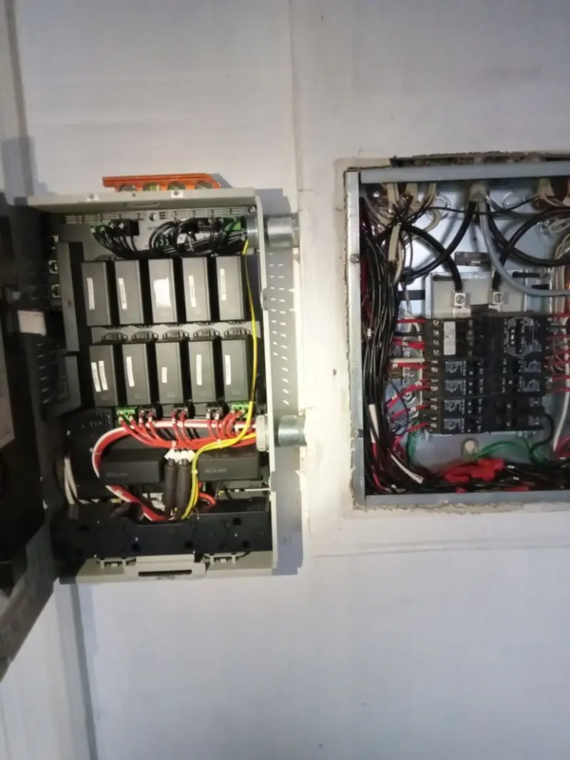 Electrical panel upgrade completed for Indoor Lighting Installation in Hohenwald